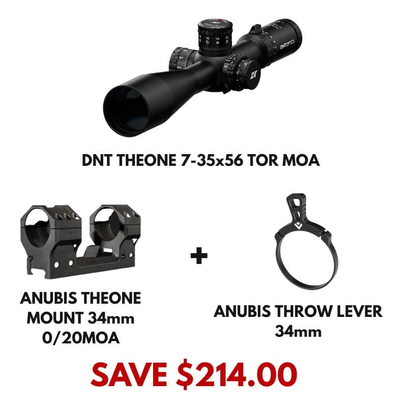DNT TheOne 7-35x56 TOR MOA Black Friday Bundle