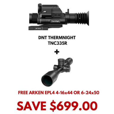 DNT ThermNight TNC335R Multispectral Scope with FREE ARKEN EPL4 4-16x44 OR 6-24x50