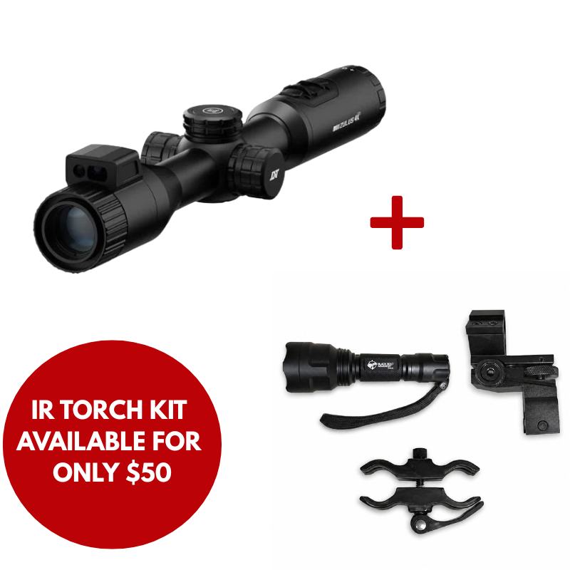 DNT ZULUS 4K Digital Day Night Vision Scope with IR Torch Kit