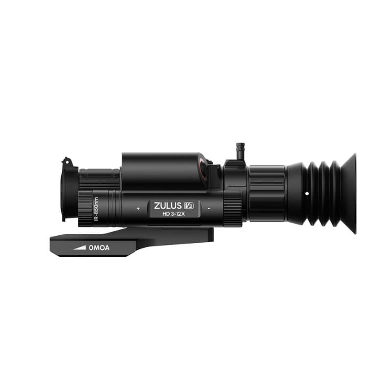 DNT ZULUS HD V2 3-12X Digital Night Vision Scope Left Side View