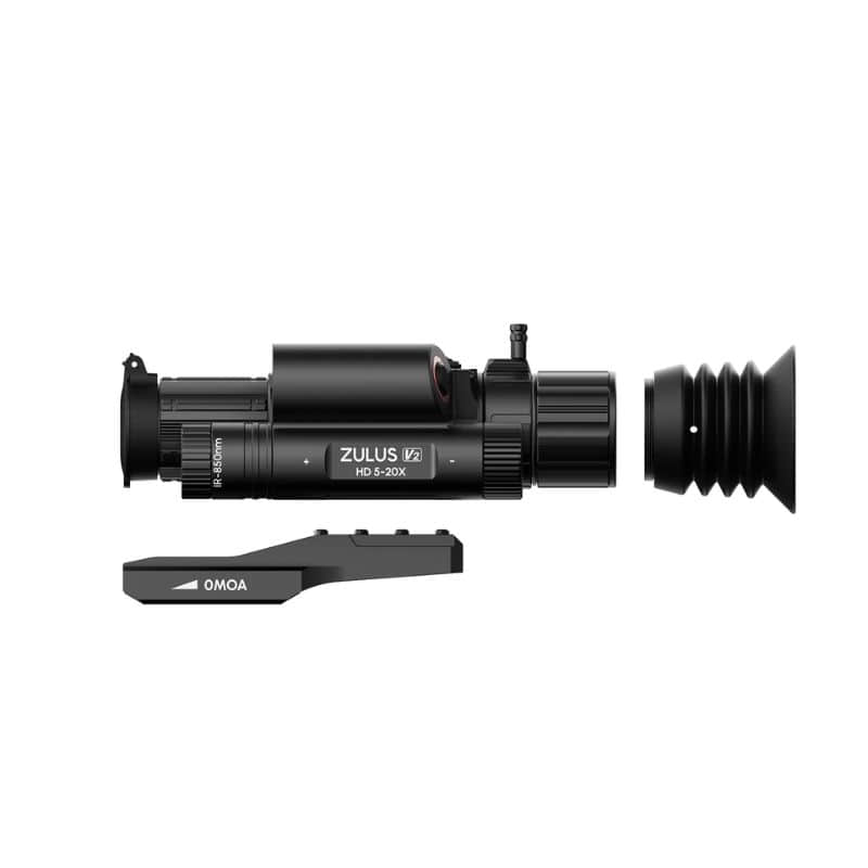 DNT ZULUS HD V2 5-20X Digital Night Vision Scope Explosive View
