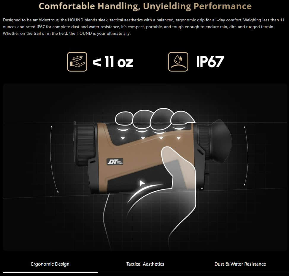 DNT Hound H635R 11oz and IP67 rated