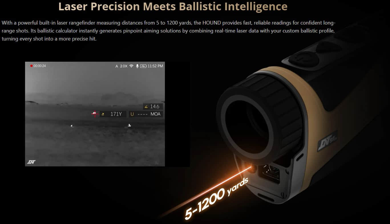 DNT Hound H635R 1200 yard lrf