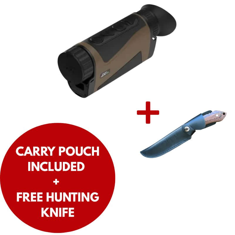 DNT Hound H635R with carry pouch included and free hunting knife
