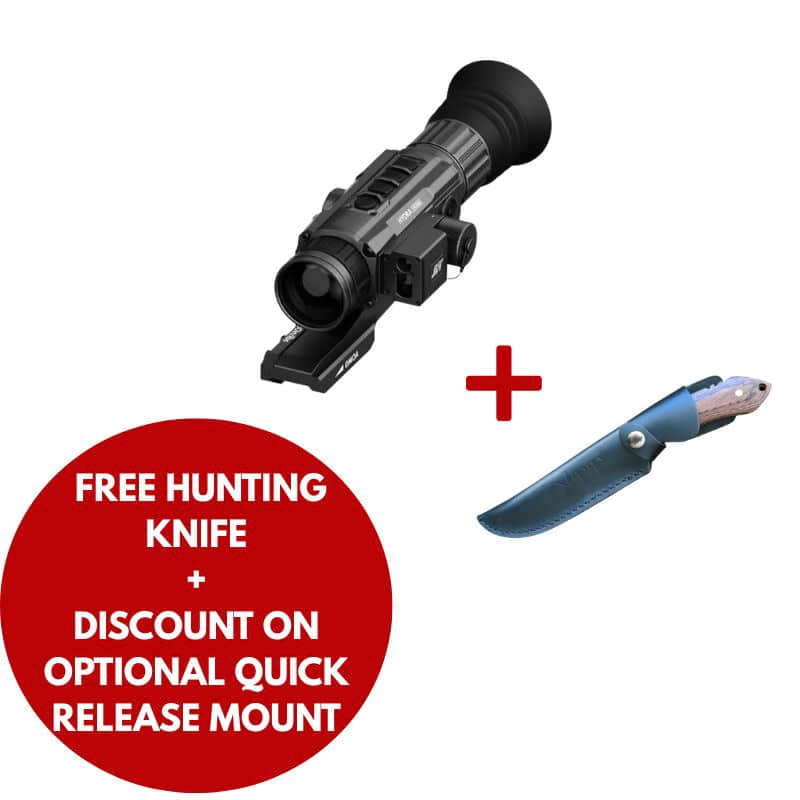 DNT Hydra LRF 335R with free hunting knife and discount on quick release mount