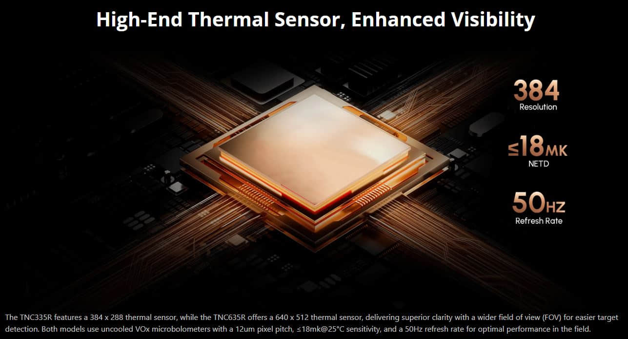 DNT ThermNight TNC335R Multispectral Scope 384px Thermal Sensor