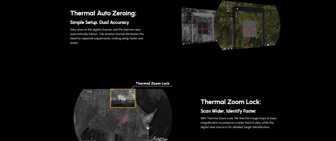 DNT Thermnight 4k TNC4K219R Zeroing