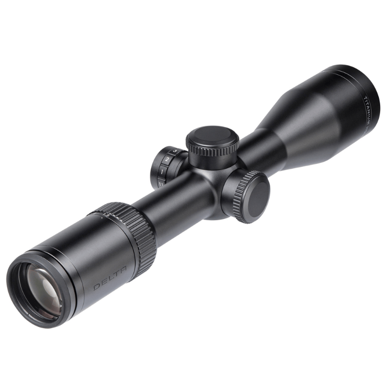 Delta Titanium HD 1.5-9x45 2D NEW ULTRA Riflescope Rear Right View