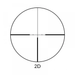 Delta Titanium HD 2.5-15x56 SF 2D Riflescope Reticle