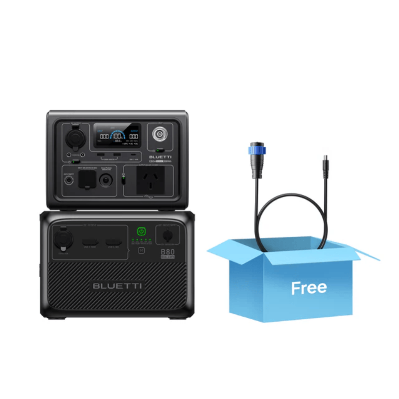 EB3A+B80  600W, 1074Wh Power Kit, w Aviation Plug to DC7909 Cable