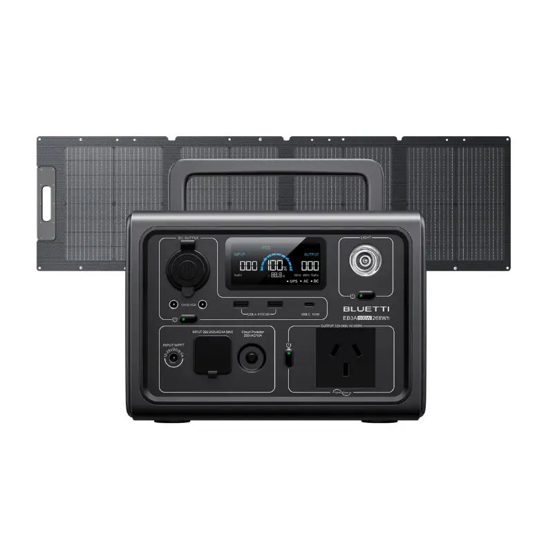 EB3A+PV120D  600W, 268Wh, 120W Solar Kit