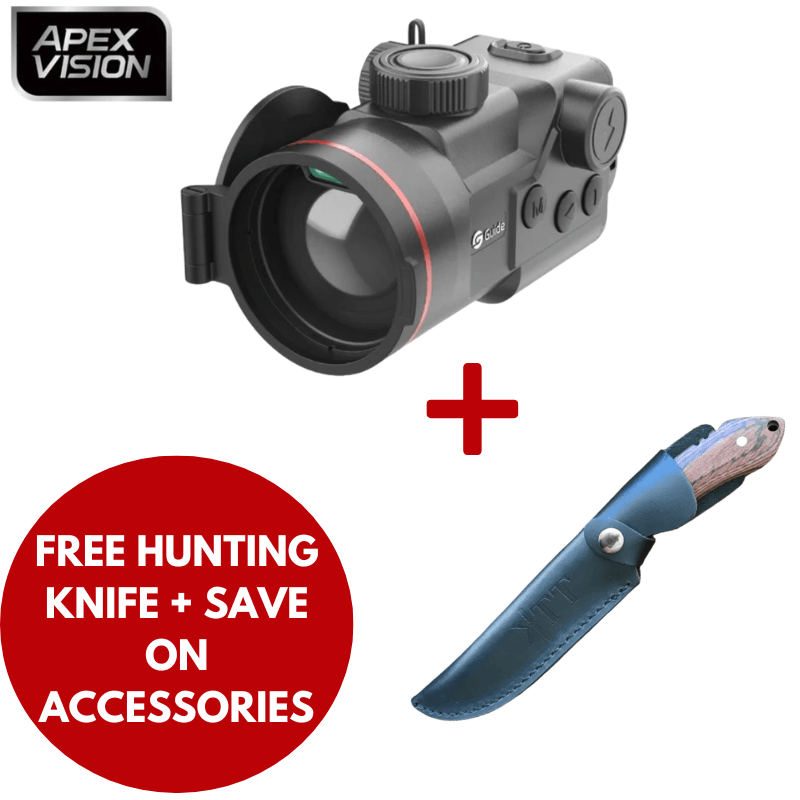Guide TB1280LS Thermal Clip-On with free hunting knife