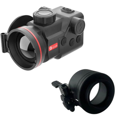 Guide TB650 2.0 Thermal Clip-On front view with free clip on adaptor