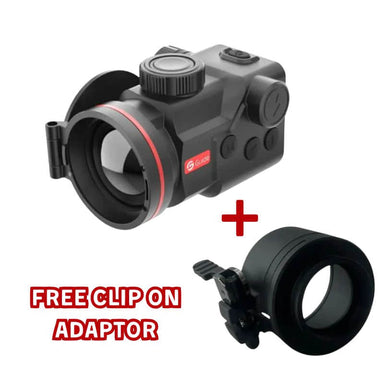 Guide TB650 2.0 Thermal Clip-On front view with free clip on adaptor