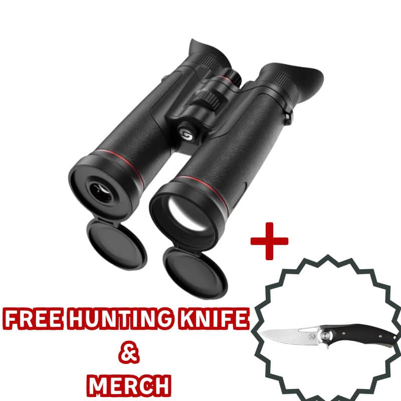 Guide TN650L 2.0 Thermal Binoculars with free shipping and free hunting knife and merch'