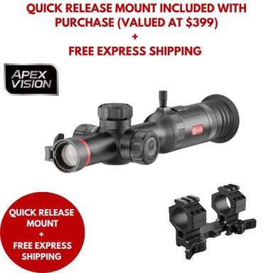 Guide TU425S Thermal Scope with quick release mount included