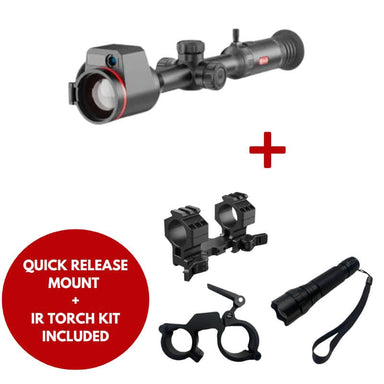 Guide TU650M 3.0 Thermal Scope with QD mount and IR torch kit included