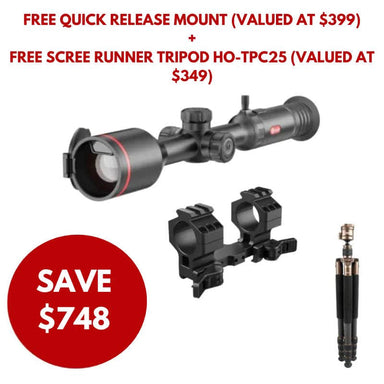 Guide TU650P 3.0 Thermal Scope with free quick release mount and tripod