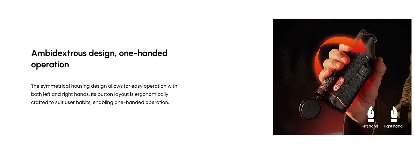 Guide TD435LS Thermal Monocular Ambidextrous Design