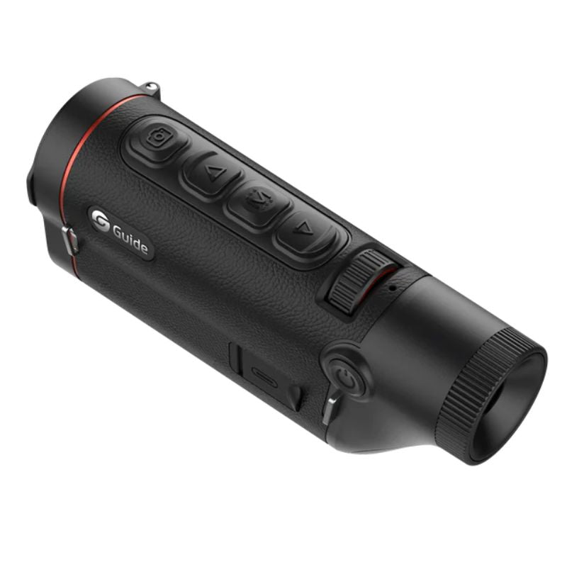 Guide TD435LS Thermal Monocular  Top View Control