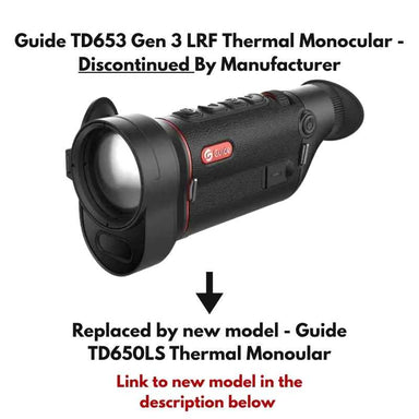 Guide TD653 Gen 3 LRF Thermal Monocular Right Side View