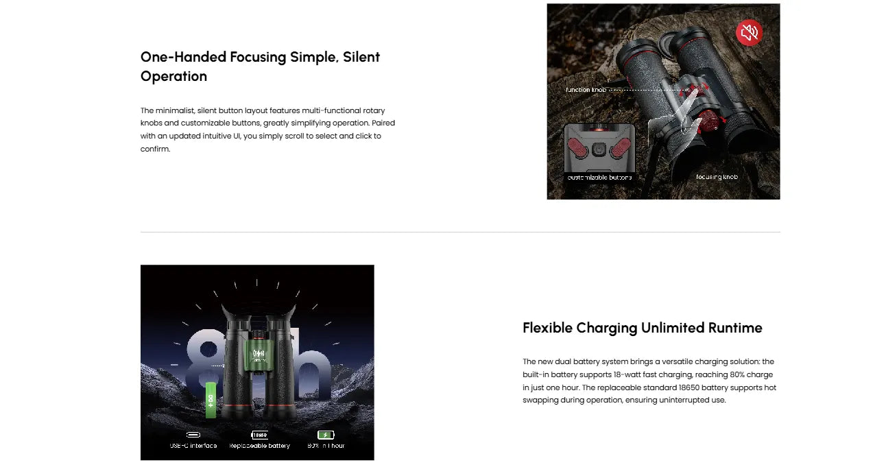 Guide TN450LS 2.0 Thermal Binoculars Feature 2
