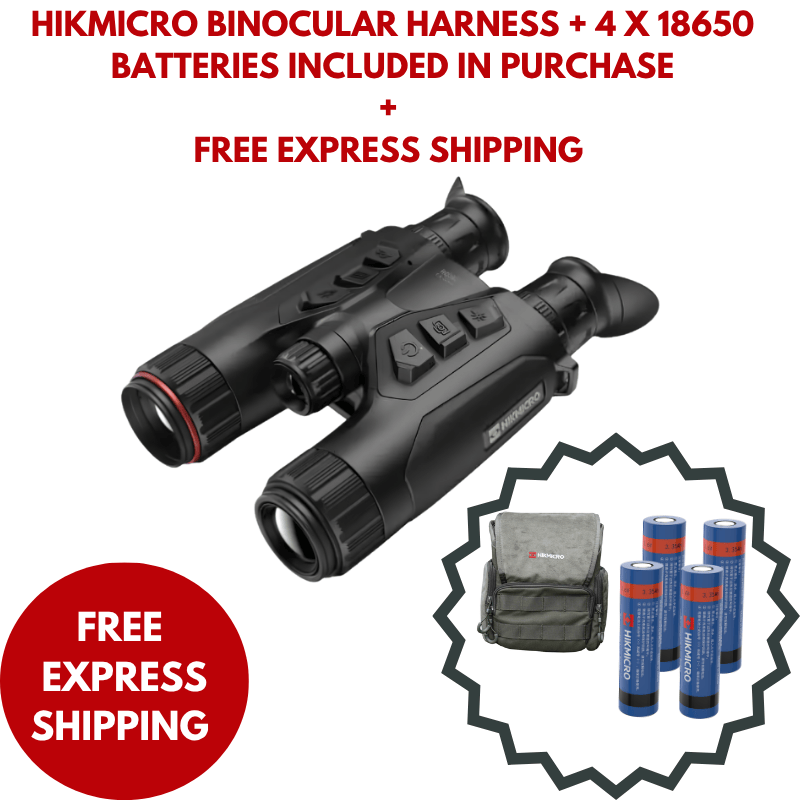 HABROK 4K HQ35L with Binocular Harness + 4 x 18650 BATTERIES 