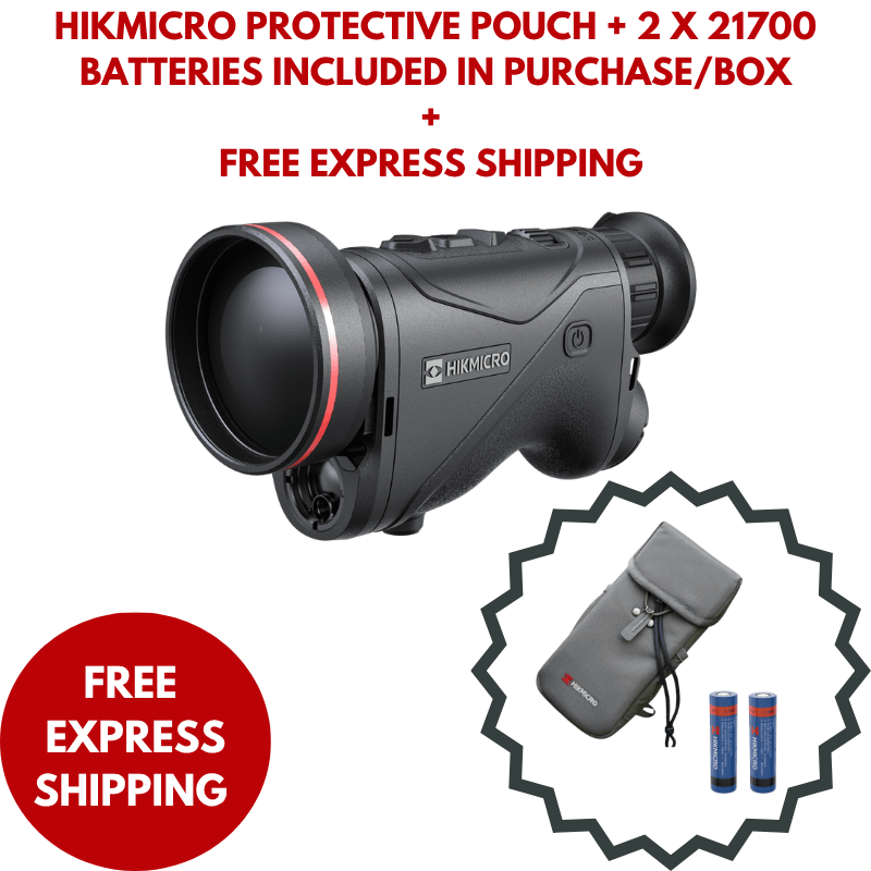 HIKMICRO Condor CQ50L 2.0 with pouch and 2 21700 batteries