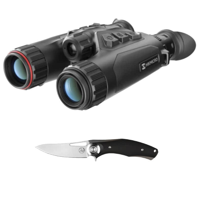 HIKMICRO Habrok 4K HE25L Multi-Spectrum Binocular front left view
