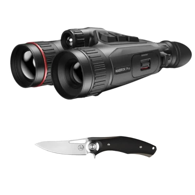 HIKMICRO Habrok Pro HQ50L(N) Multi-Spectrum Binocular Front Left Side View