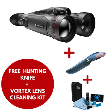 HIKMICRO Habrok Pro HX60L Multi-Spectrum Binocular with free hunting knife and vortex lens cleaning kit