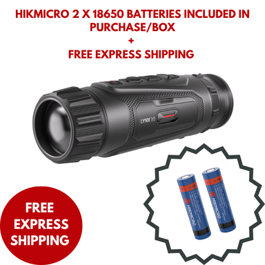 HIKMICRO Lynx LH35 3.0 with 2 18650 batteries