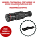 HIKMICRO Thunder 2.0 TH50Z with picatinny rail mount