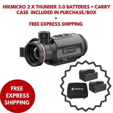 HIKMICRO Thunder TH35C 3.0 with 2 thunder 2.0 batteries and carry case