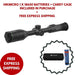 HIKMICRO Alpex 4K A50E WITH 1 x 18650 BATTERIES + Carry Case INCLUDED