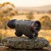 HIKMICRO Condor CQ35L 2.0 Thermal Monocular on top of a  Granite Bush Rock 