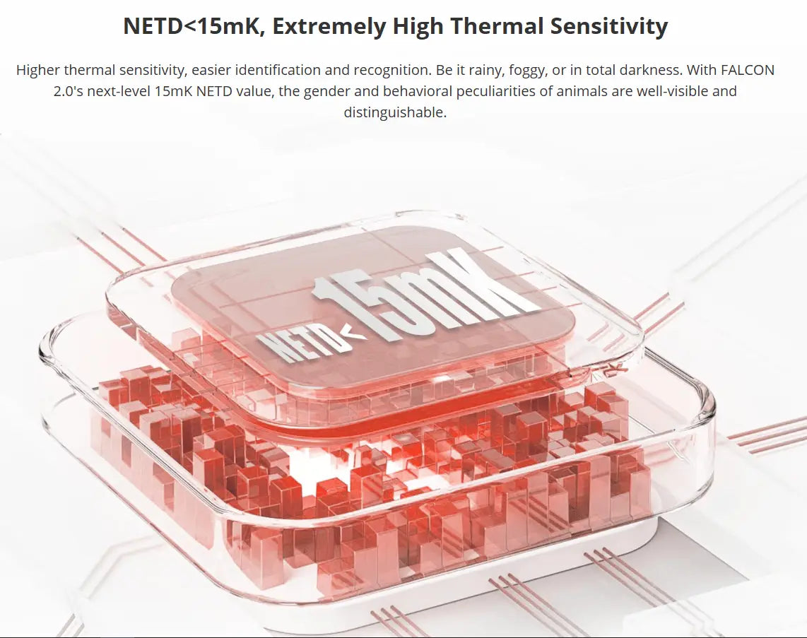 HIKMICRO Falcon FQ50L 2.0 Thermal Monocular Sub 15mk NETD