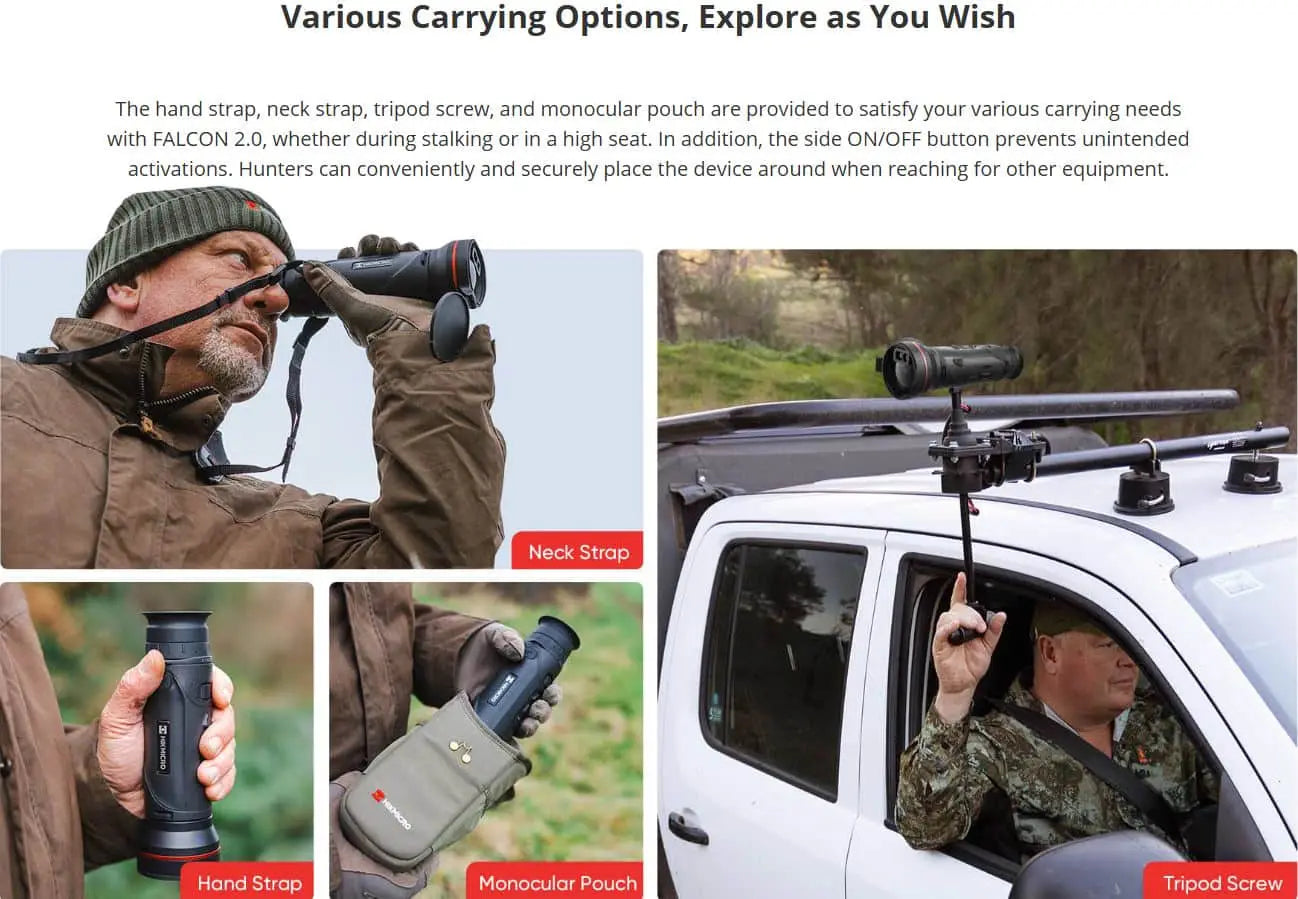 HIKMICRO Falcon FQ50L 2.0 Thermal Monocular remote mount option