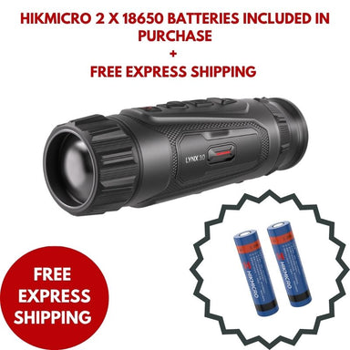 HIKMICRO Lynx LH35 3.0 with 2 x 18650 BATTERIES