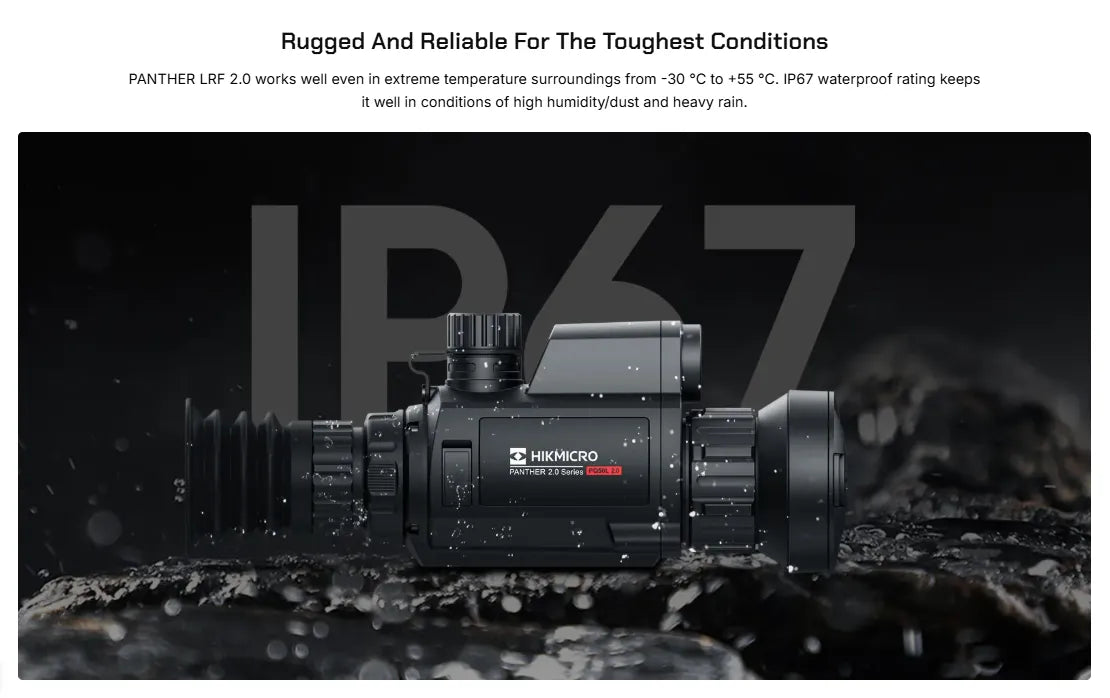 HIKMICRO Panther 2.0 PH50L Thermal Scope Compact Design