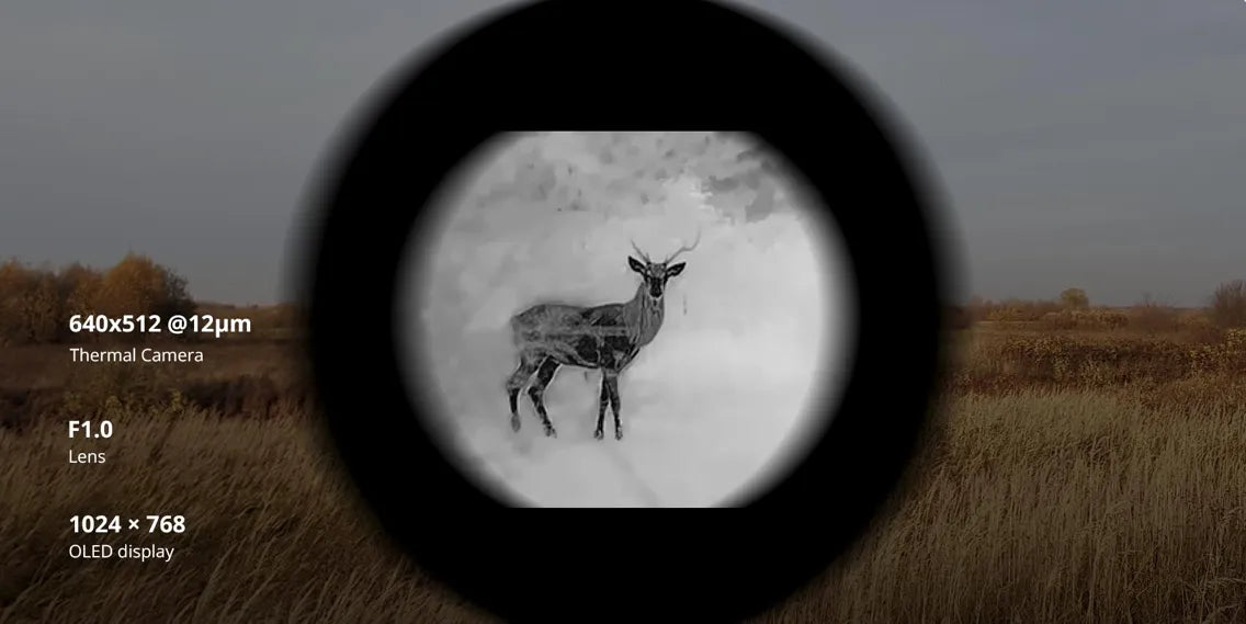 HIKMICRO Panther 2.0 PQ50L Thermal Scope OLED Display