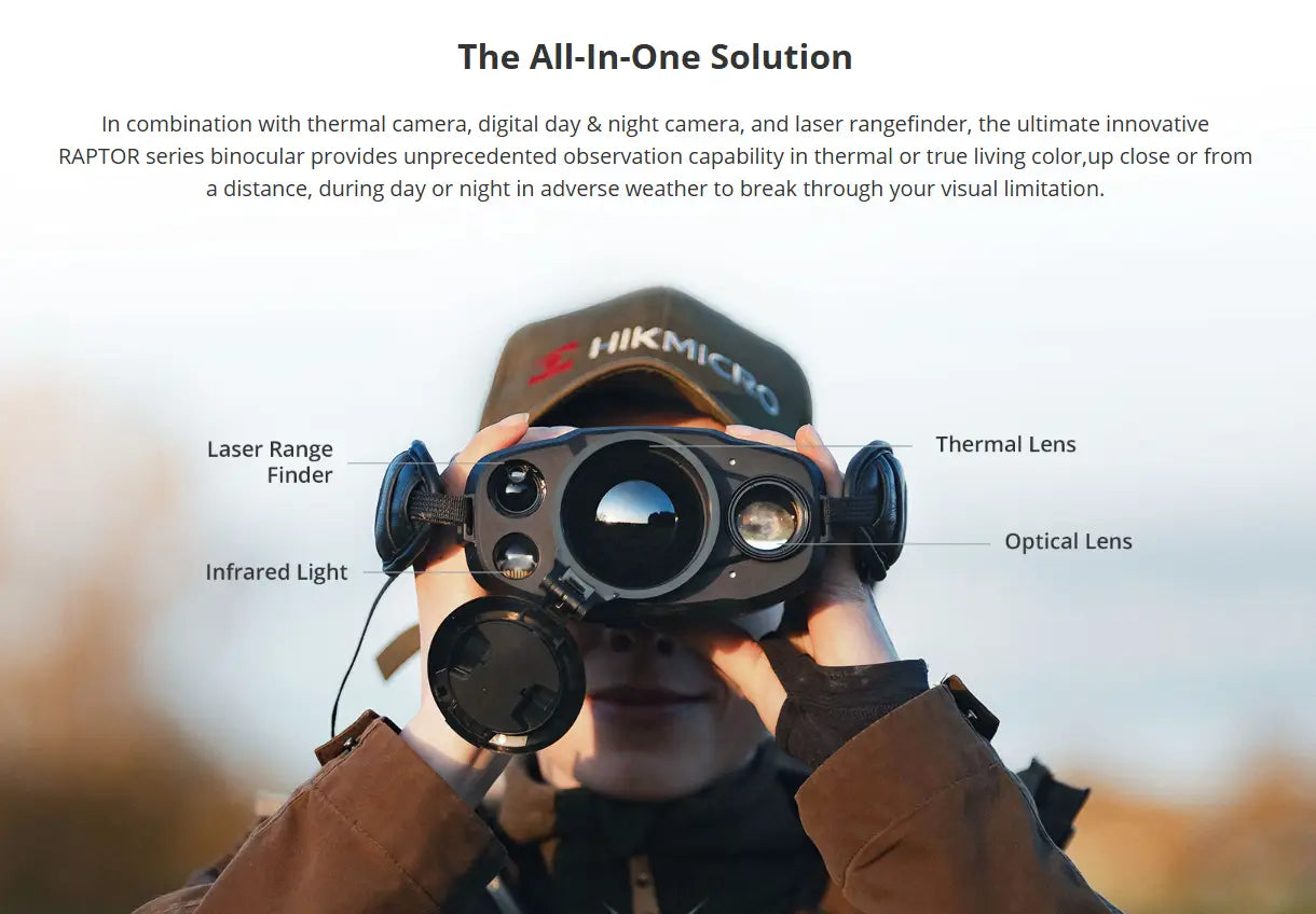 HIKMICRO Raptor RH50L Thermal Binoculars Overview Features