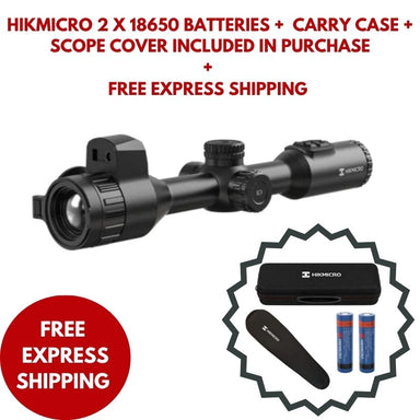 HIKMICRO Stellar SH35L 3.0 with 2 x 18650 BATTERIES +  Carry Case +  Scope Cover INCLUDED