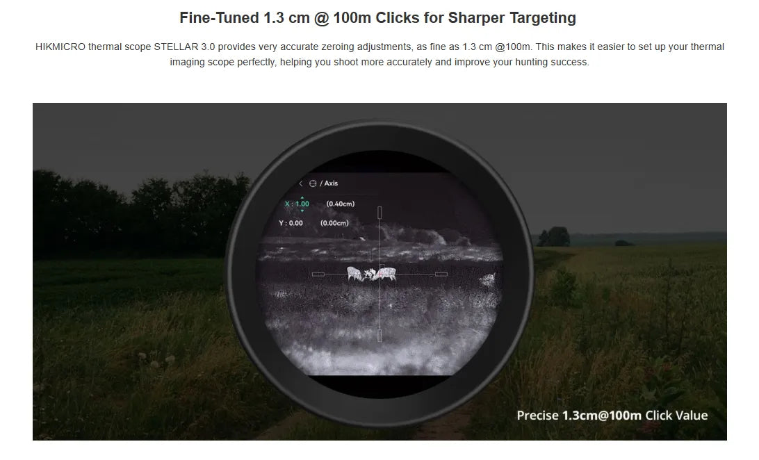 HIKMICRO Stellar SH35 Thermal Scope Click Value