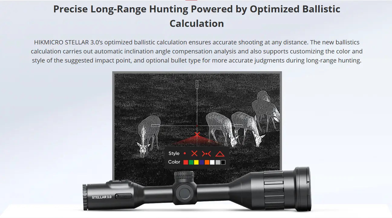 HIKMICRO Stellar SX60L 3.0 Thermal Scope