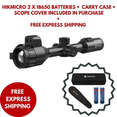 HIKMICRO Stellar SH50L 3.0 with 2 x 18650 BATTERIES +  Carry Case +  Scope Cover INCLUDED