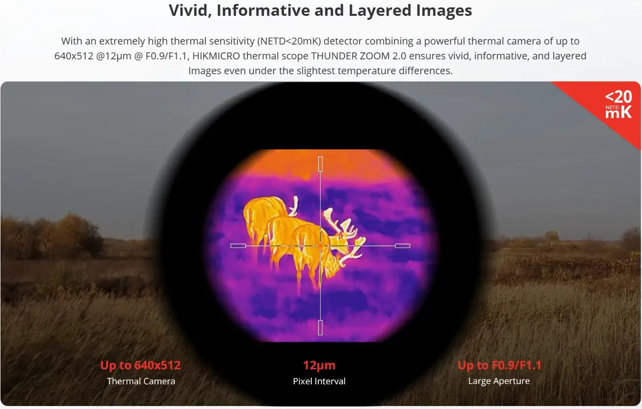 HIKMICRO Thunder 2.0 TQ60Z Thermal Scope Image