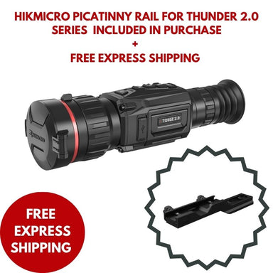 HIKMICRO Thunder 2.0 TQ60Z with Picatinny Rail for Thunder 2.0 Series  INCLUDED