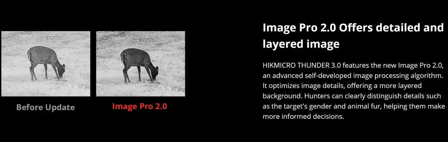 HIKMICRO Thunder TH35C 3.0 Thermal Clip-On Layered Image