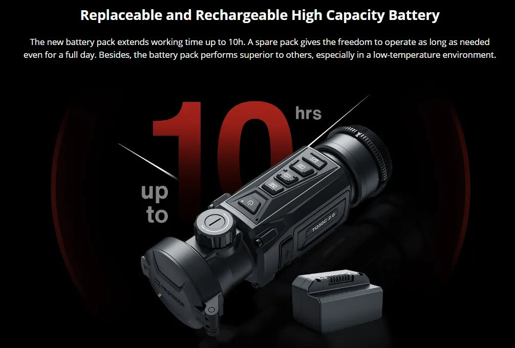 HIKMICRO Thunder TQ35CR 2.0 Thermal Clip-On Battery